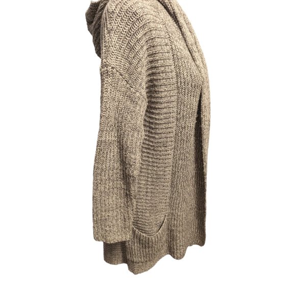 JJ Basics Grey Open Cardigan With Hood  Size: Small - Picture 3 of 8